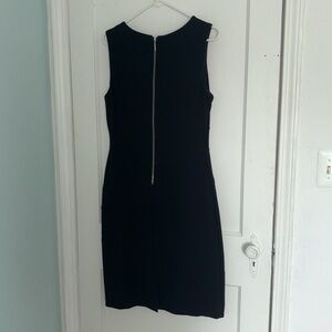 WHBM bandage dress w/ contrast zip size 12